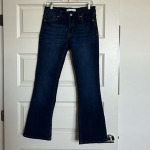 Kancan dark wash boot cut jeans